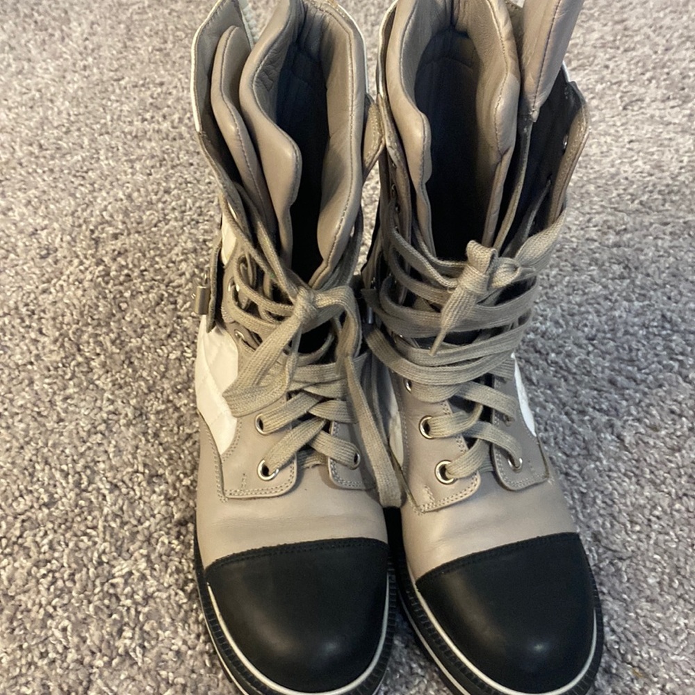 Authentic Chanel boots fits like a 6/12 only worn 2 times